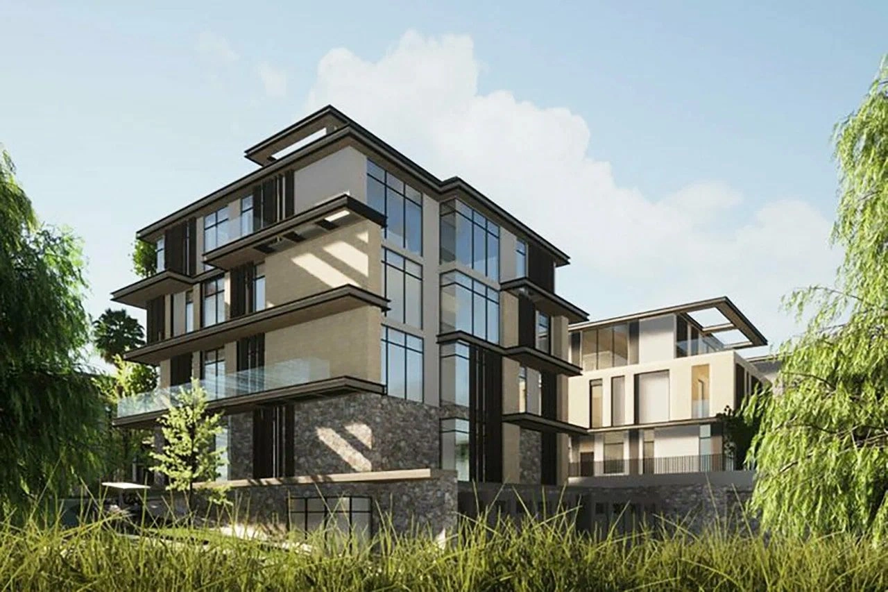 Роскошный комплекс вилл рядом с шоссе, Дубай