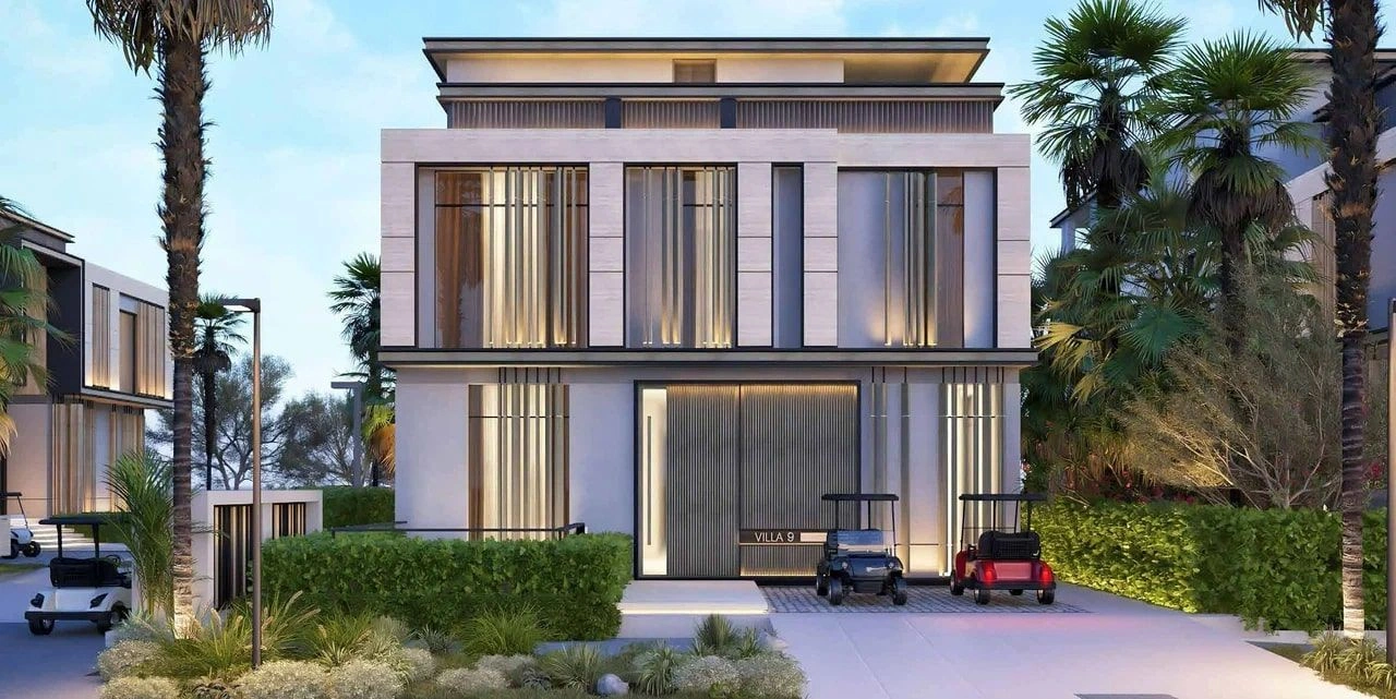 Роскошный комплекс вилл рядом с шоссе, Дубай