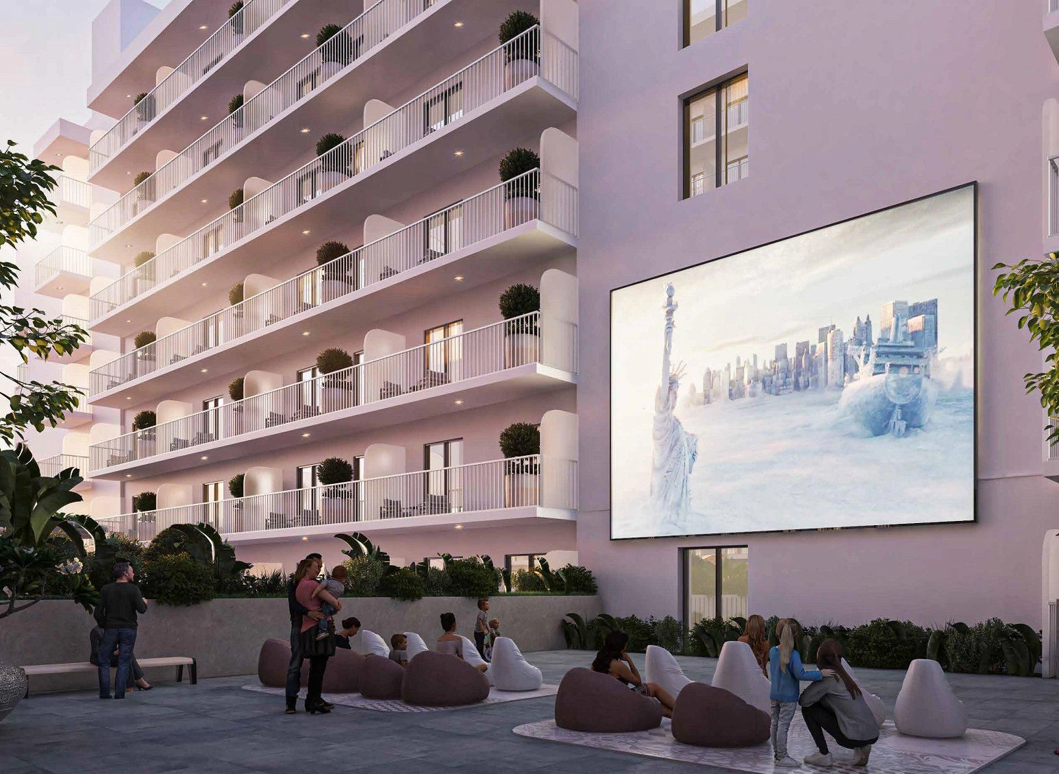 Роскошный жилой комплекс с торговым центром в Дубае