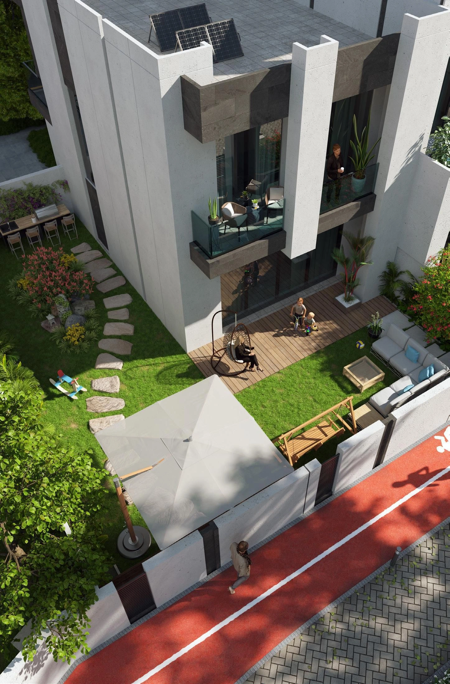 Роскошный комплекс таунхаусов в Дубае