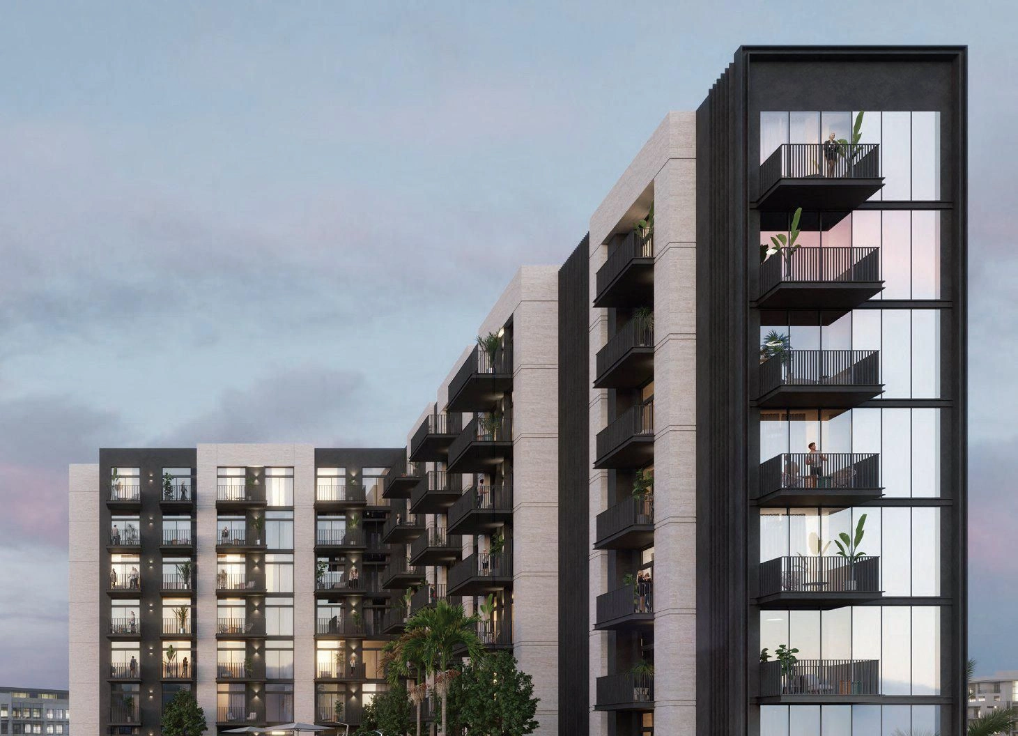 Люкс жилой комплекс с панорамными видами на Дубай