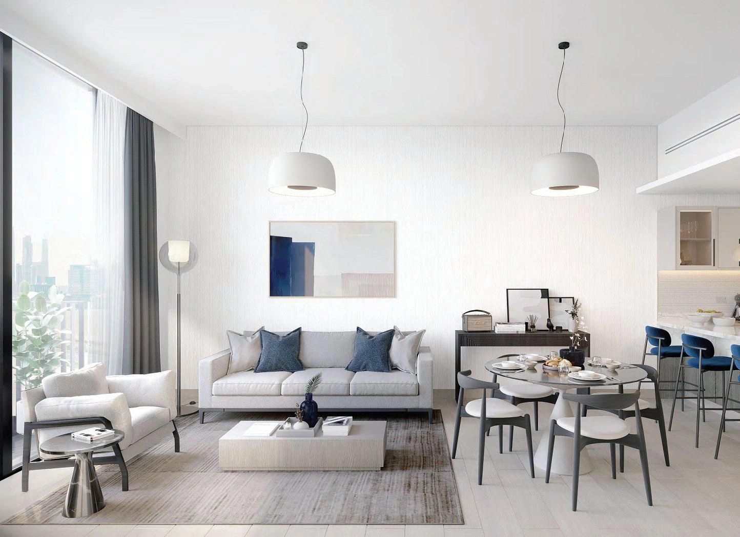 Люкс жилой комплекс с панорамными видами на Дубай