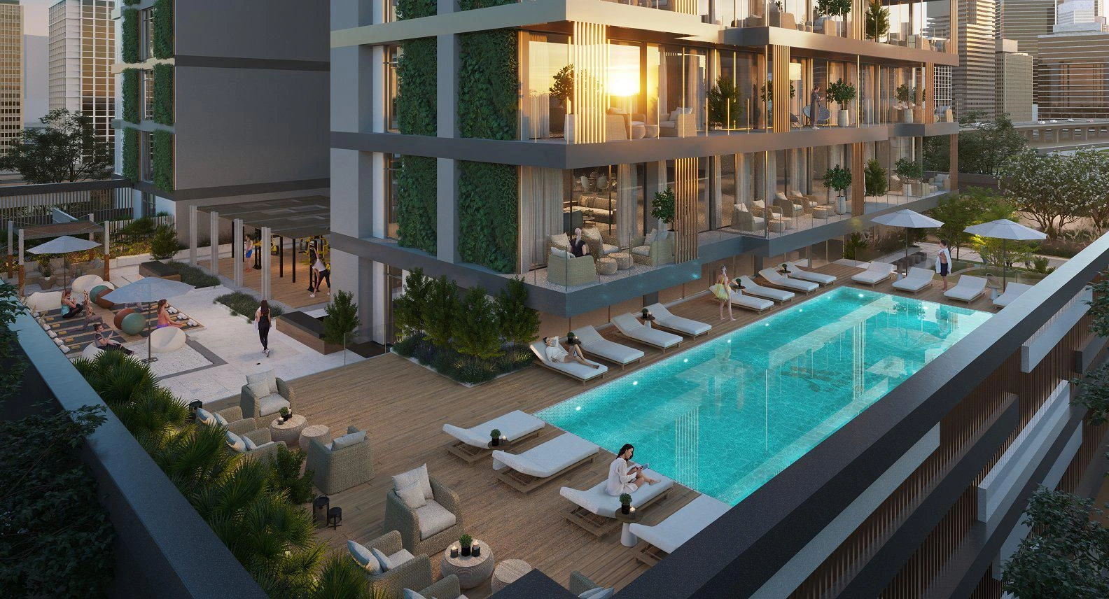 Жилой комплекс класса люкс рядом с каналом и пляжем Джумейра, Дубай