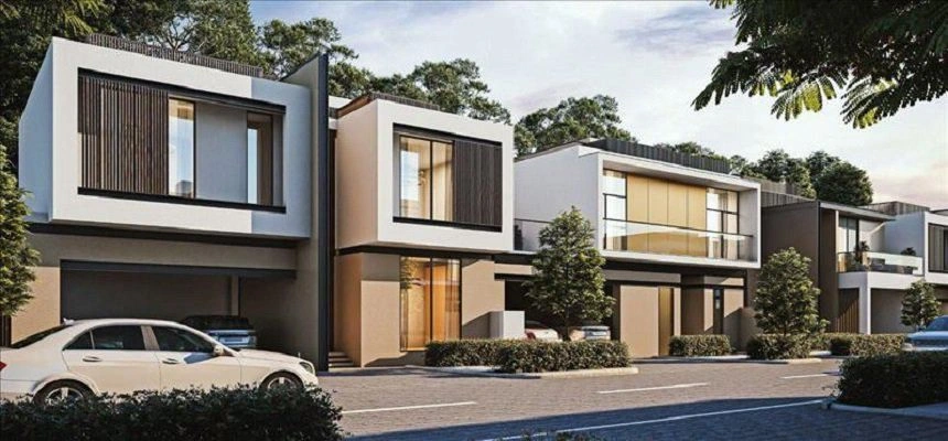 Комплекс роскошных вилл с зелеными территориями в Дубае