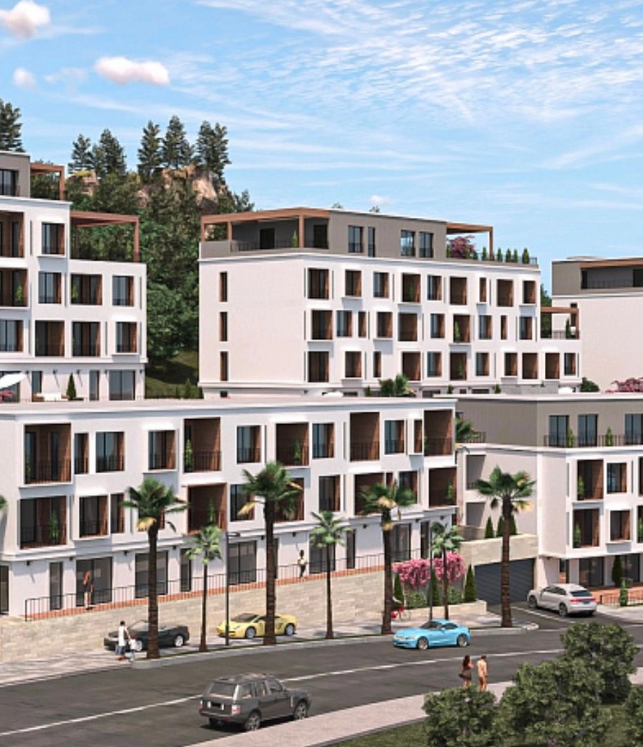 Новый жилой комплекс в районе Тивата, Черногория