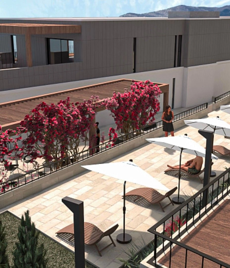 Новый жилой комплекс в районе Тивата, Черногория