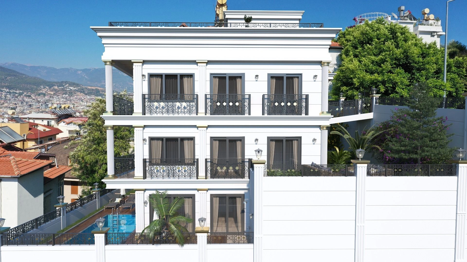 Стильный жилой комплекс в Аланье