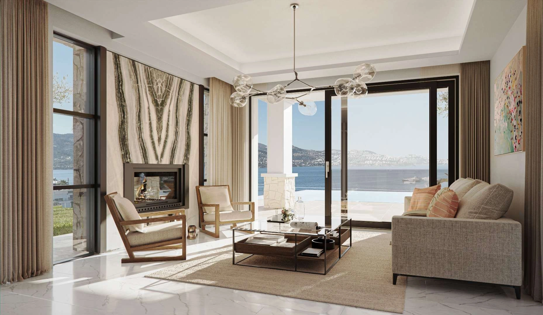 Роскошный проект рядом с Эгейским морем в Бодруме