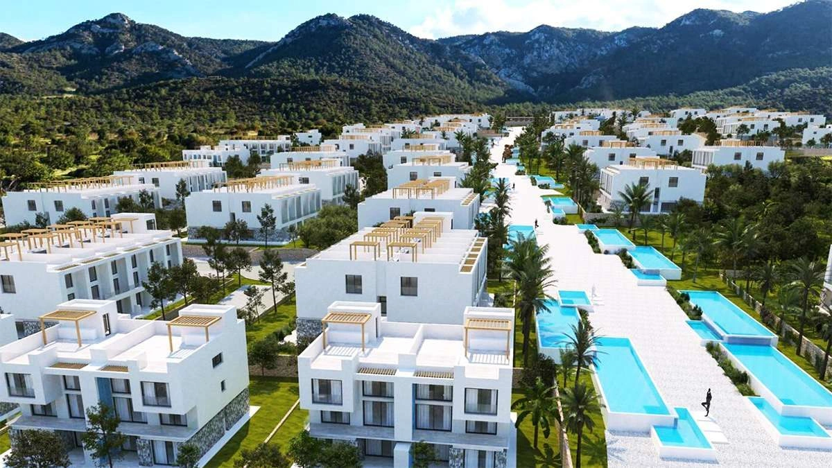 Роскошные апартаменты с видом на горы Северного Кипра