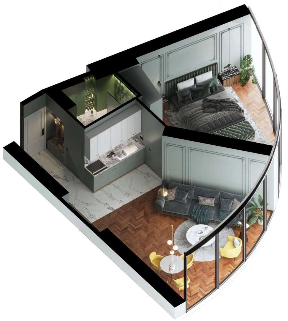 Роскошный комплекс на береговой линии Батуми