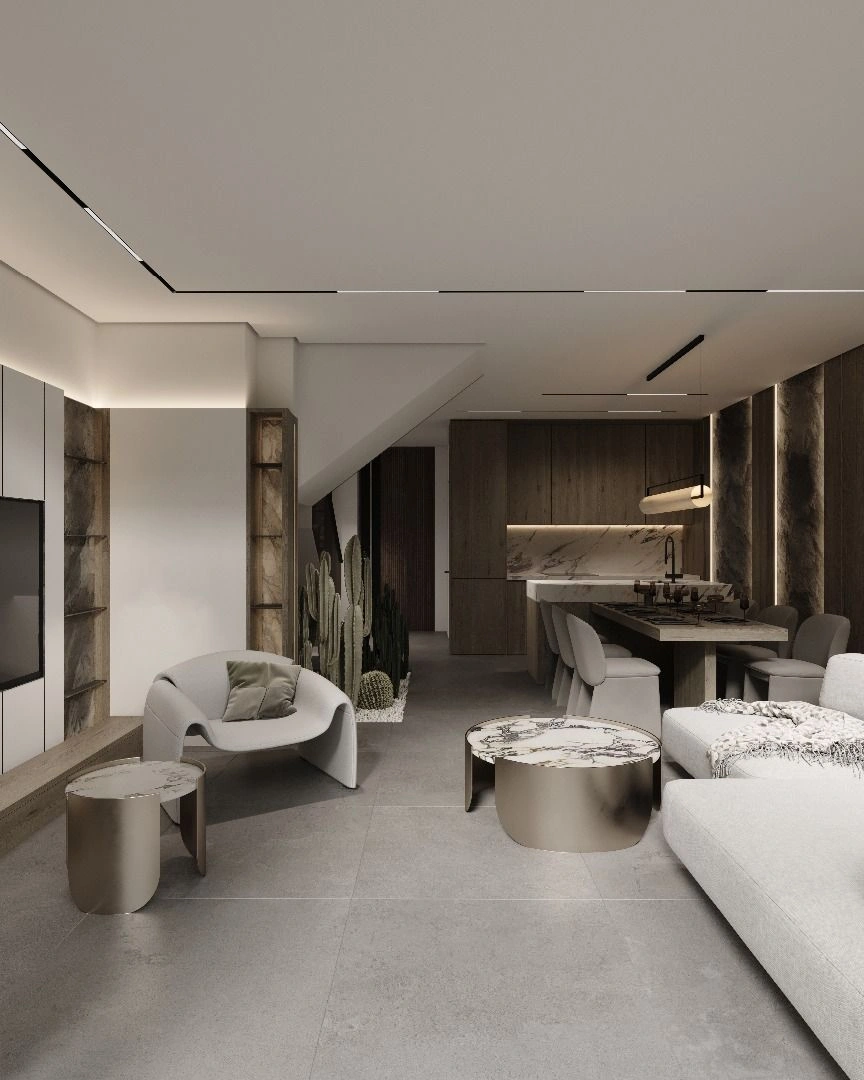 Премиальный комплекс из 10 двухспальных таунхаусов