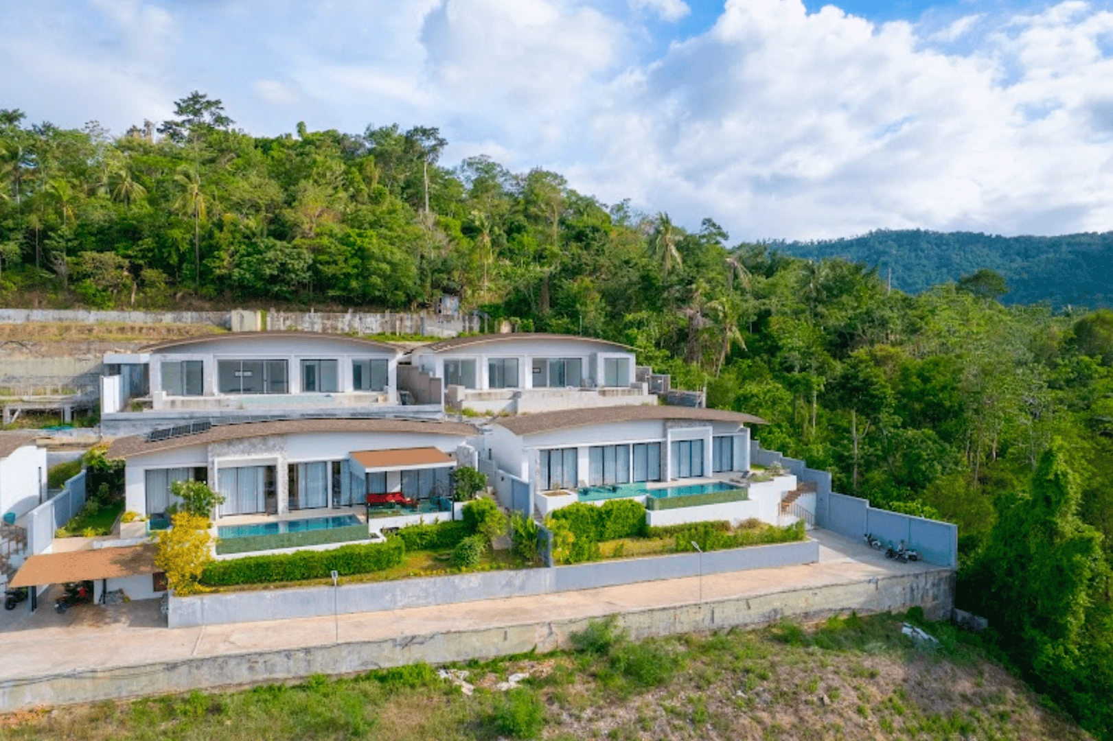 Complex of luxury villas in the center of Koh Samui