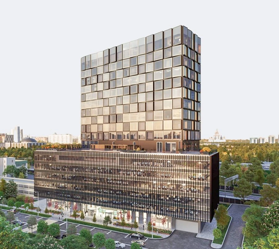 Multifunctional complex in Kutuzovsky Prospekt of Moscow