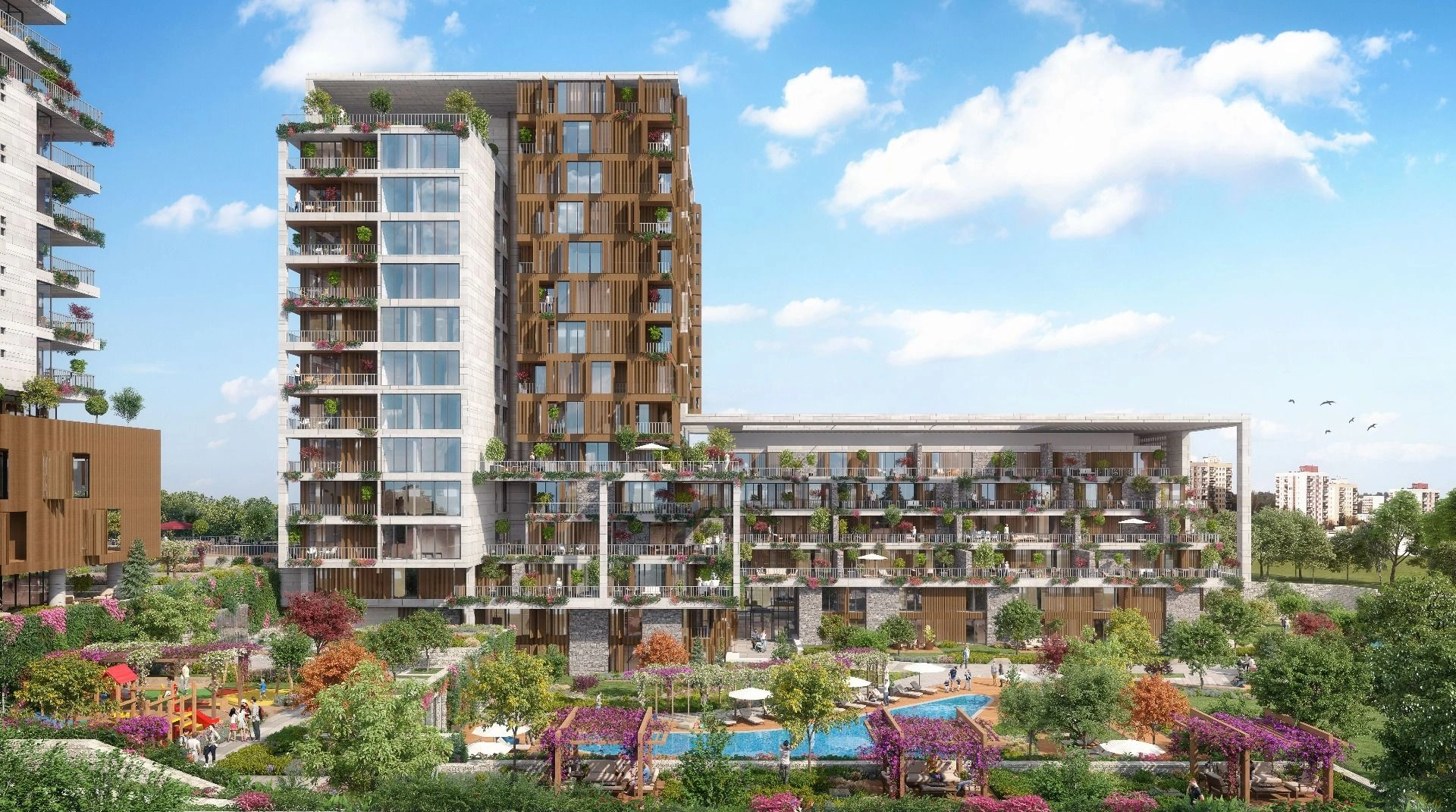 Комплекс в районе Чекмекёй в Стамбуле