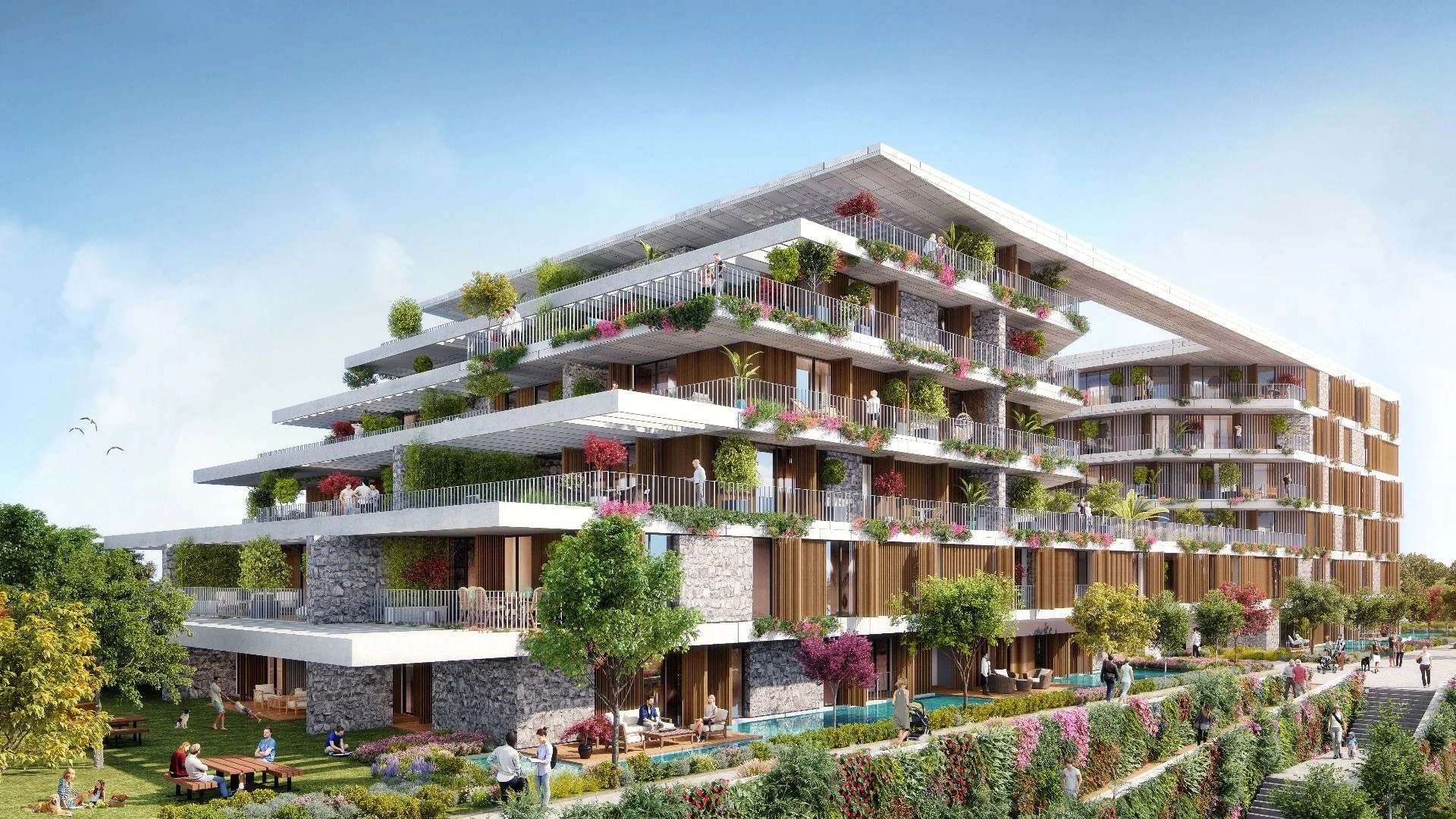 Комплекс в районе Чекмекёй в Стамбуле