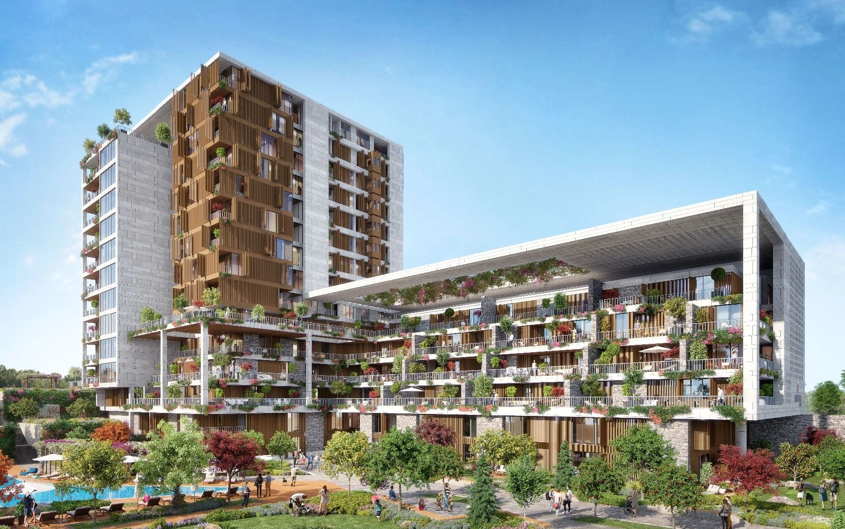 Комплекс в районе Чекмекёй в Стамбуле