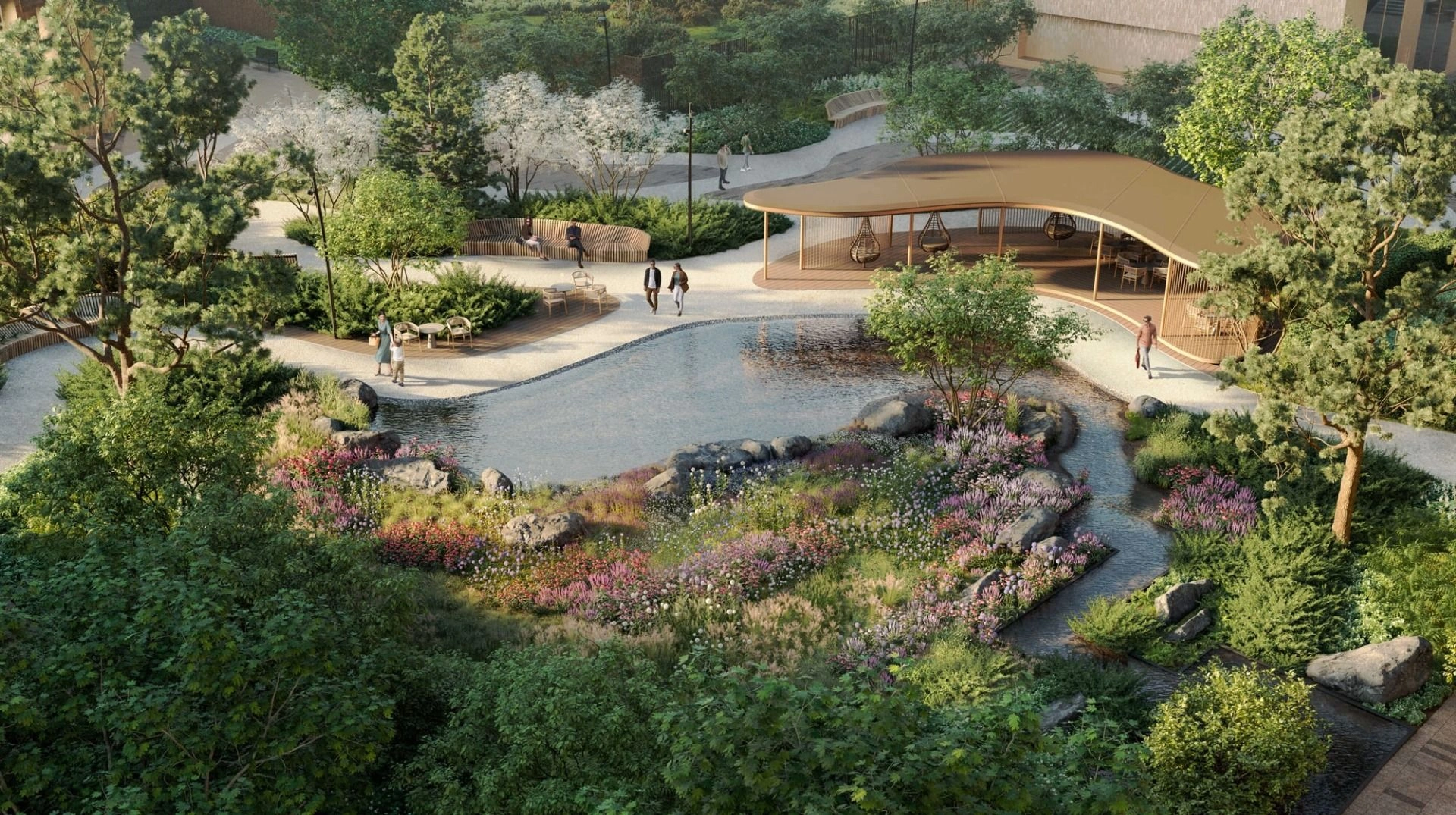 Роскошный современный квартал в премиальном районе Москвы