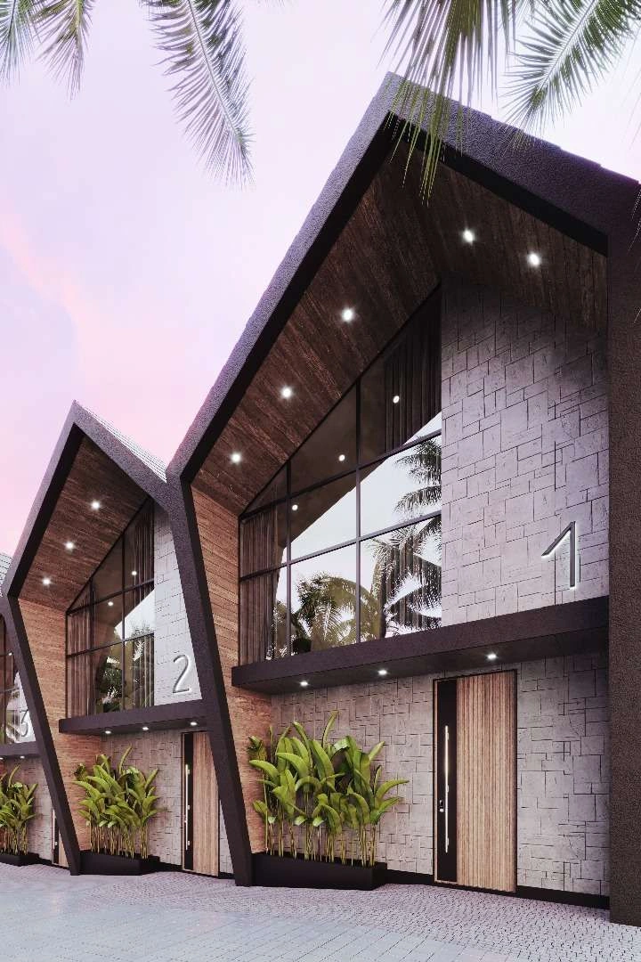 Премиальный комплекс из 10 двухспальных таунхаусов