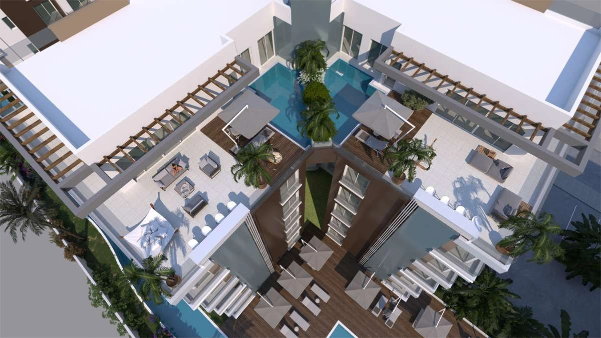 Современный проект на второй береговой линии Средиземного моря