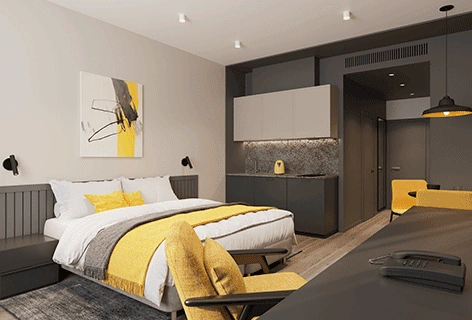 Элитный 16-этажный доходный отель 4⭐ в Санкт-Петербурге