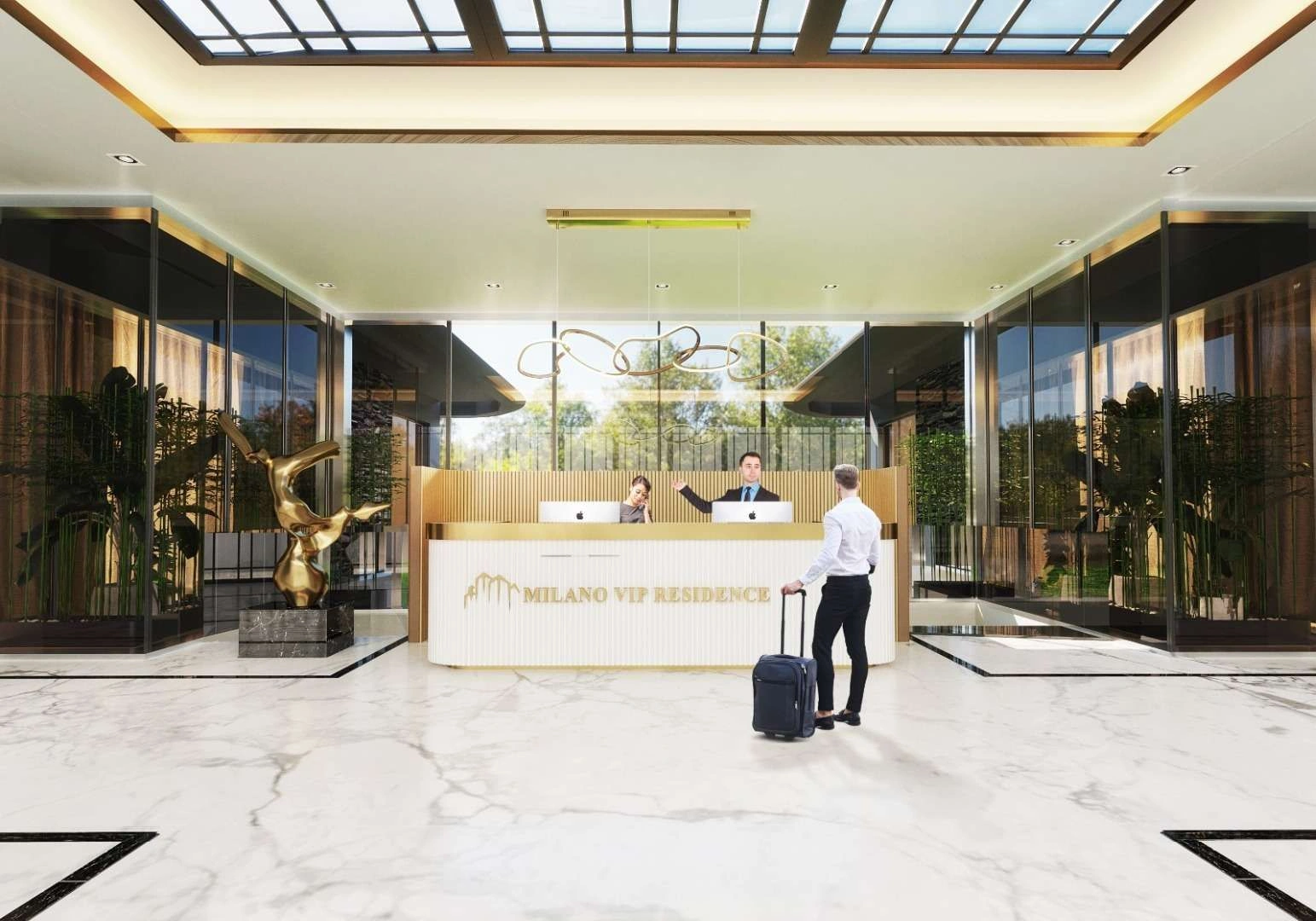 Статусный проект из 2 пятиэтажных жилых зданий