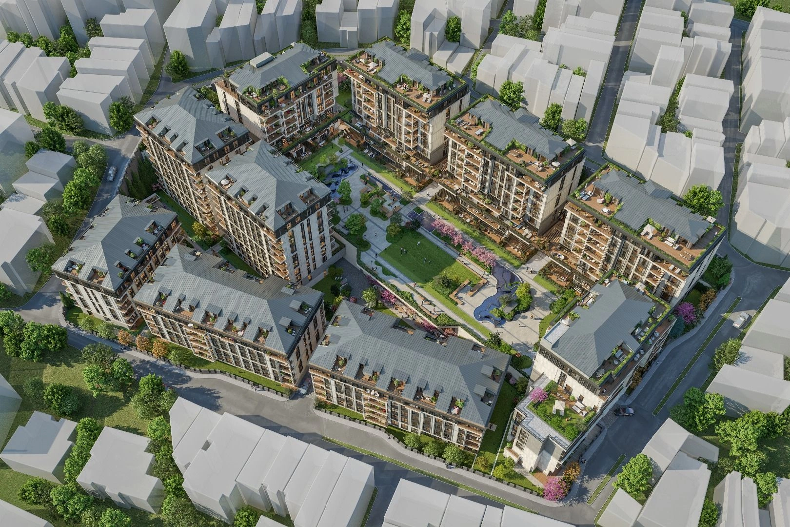 Престижный жилой комплекс в центре Стамбула