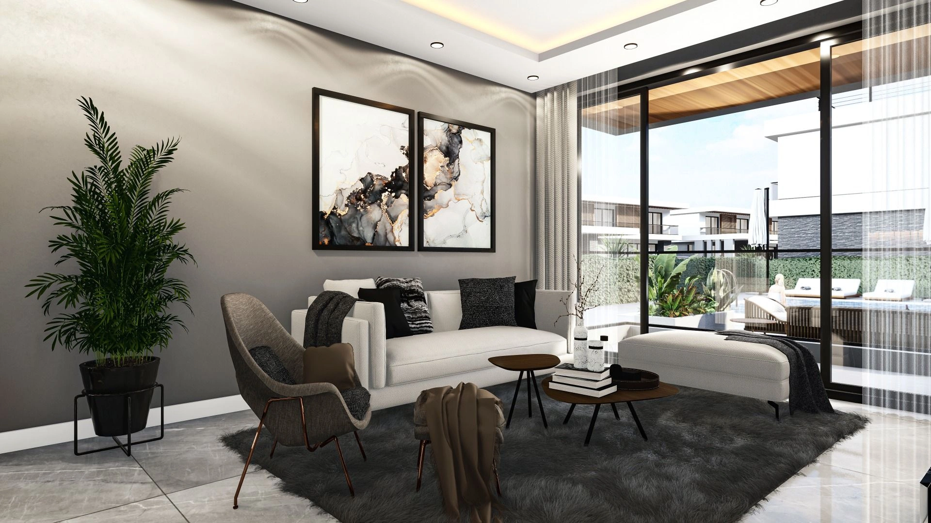 Роскошные апартаменты в 750 метрах от побережья Средиземного моря