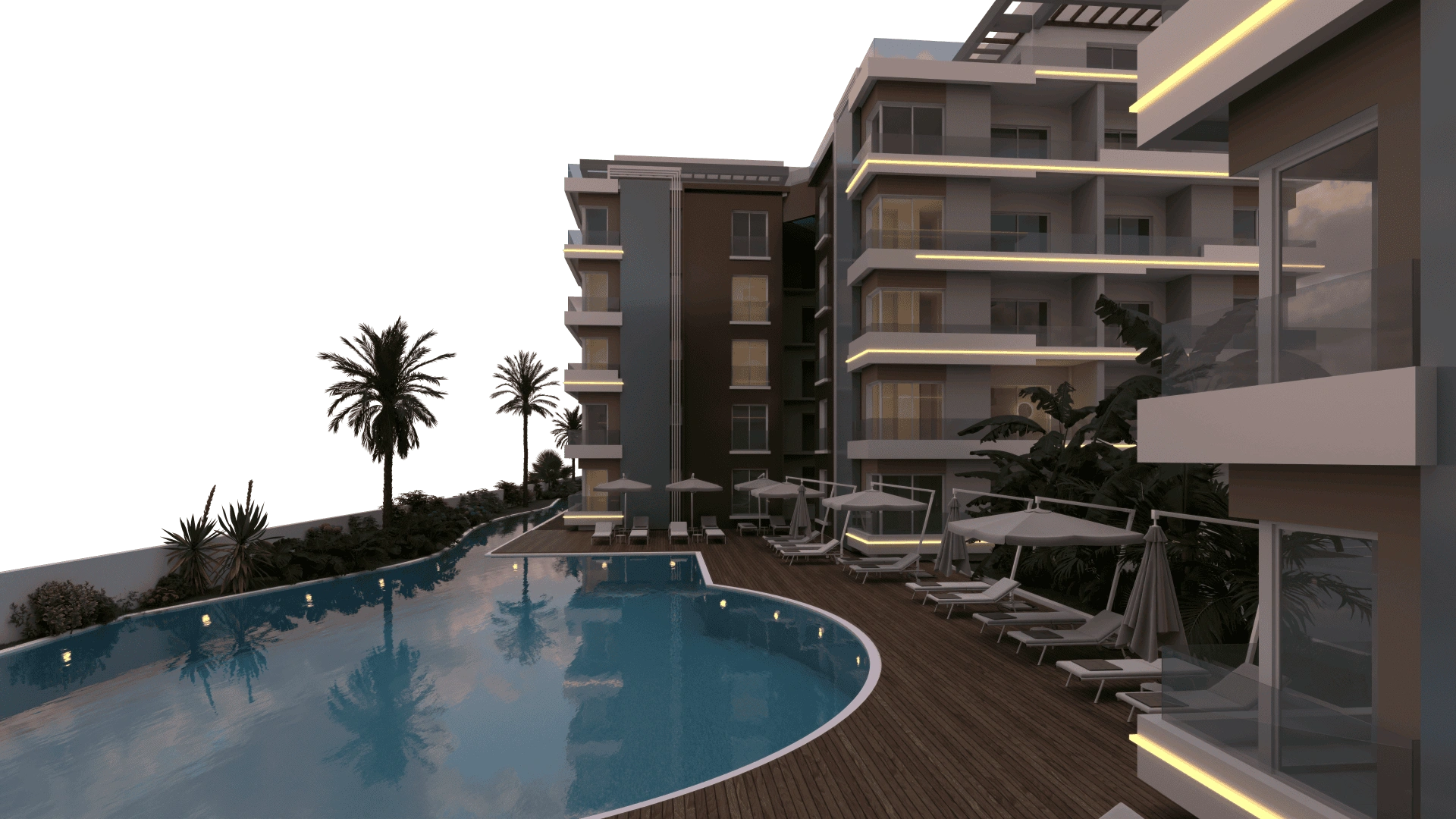 Элитный жилой комплекс на Лонг Бич