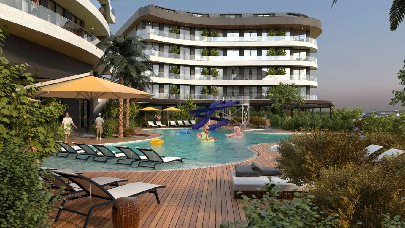 Новый премиум-комплекс апартаментов в Аланье, Турция