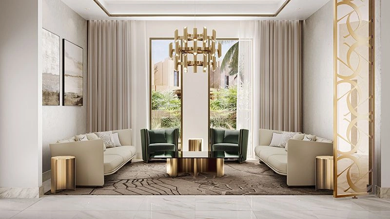 Luxurious villa complex in Riyadh area of Saudi Arabia