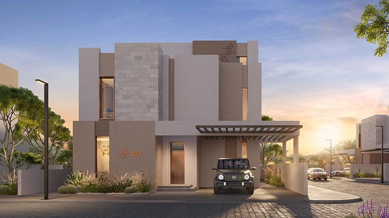 Luxurious villa complex in Riyadh area of Saudi Arabia