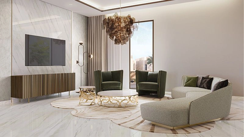 Luxurious villa complex in Riyadh area of Saudi Arabia