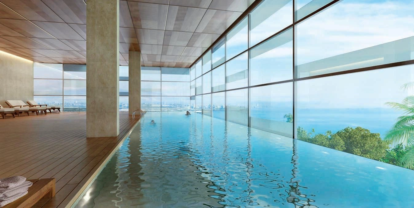 Новая высотная резиденция с бассейнами и садами, Джидда, Саудовская Аравия