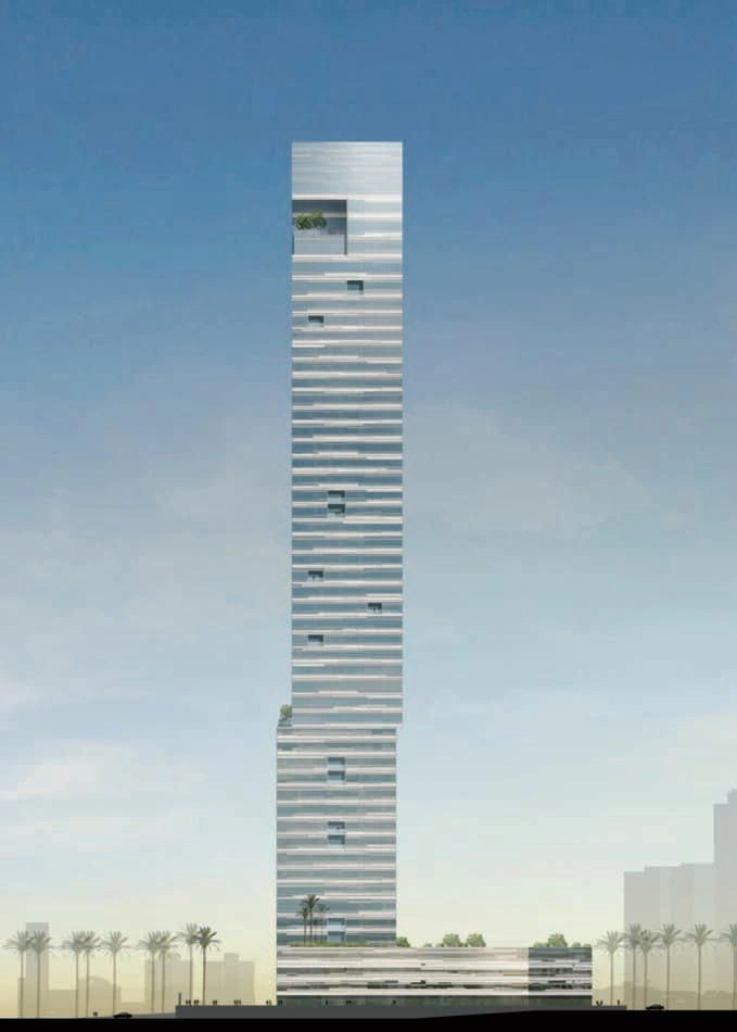 Новая высотная резиденция с бассейнами и садами, Джидда, Саудовская Аравия