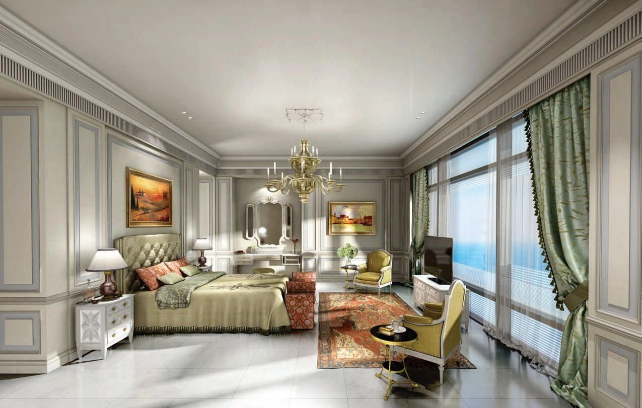 Новая высотная резиденция с бассейнами и садами, Джидда, Саудовская Аравия