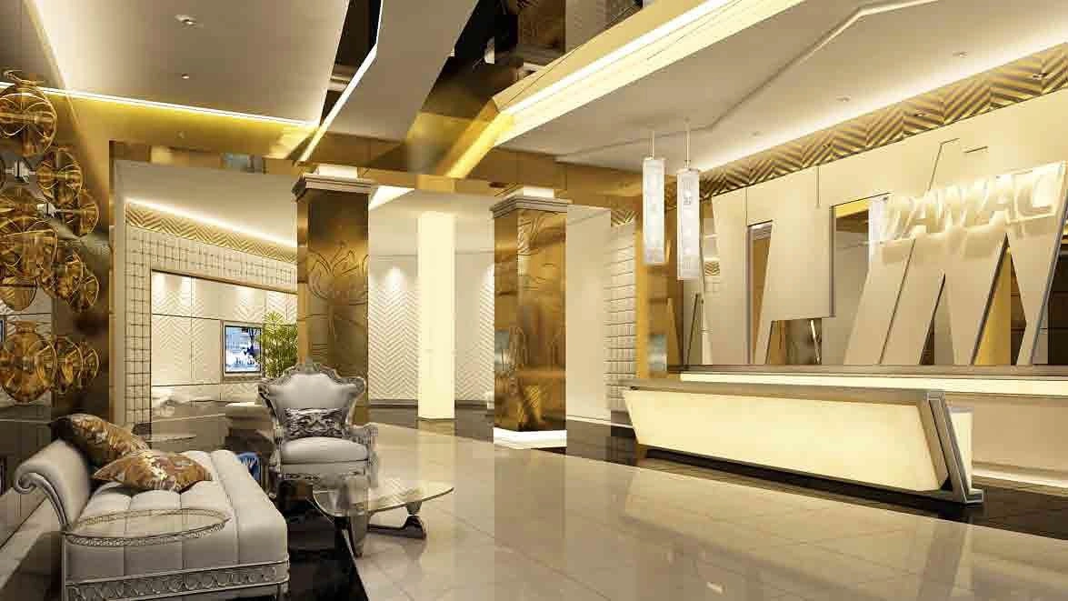 Многоэтажный комплекс с бассейнами и панорамным видом на море, Джидда, Саудовская Аравия