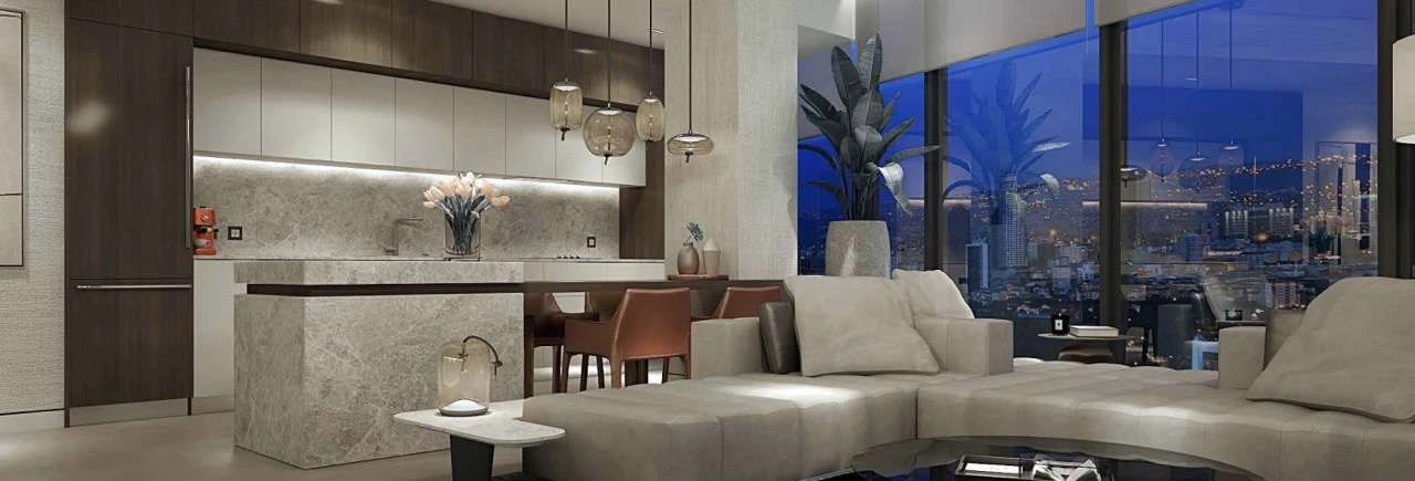 Современный жилой комплекс в районе Маслак, Стамбул