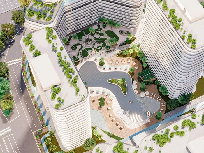 Роскошный жилой комплекс в районе Арджан на пляжах Джумейра