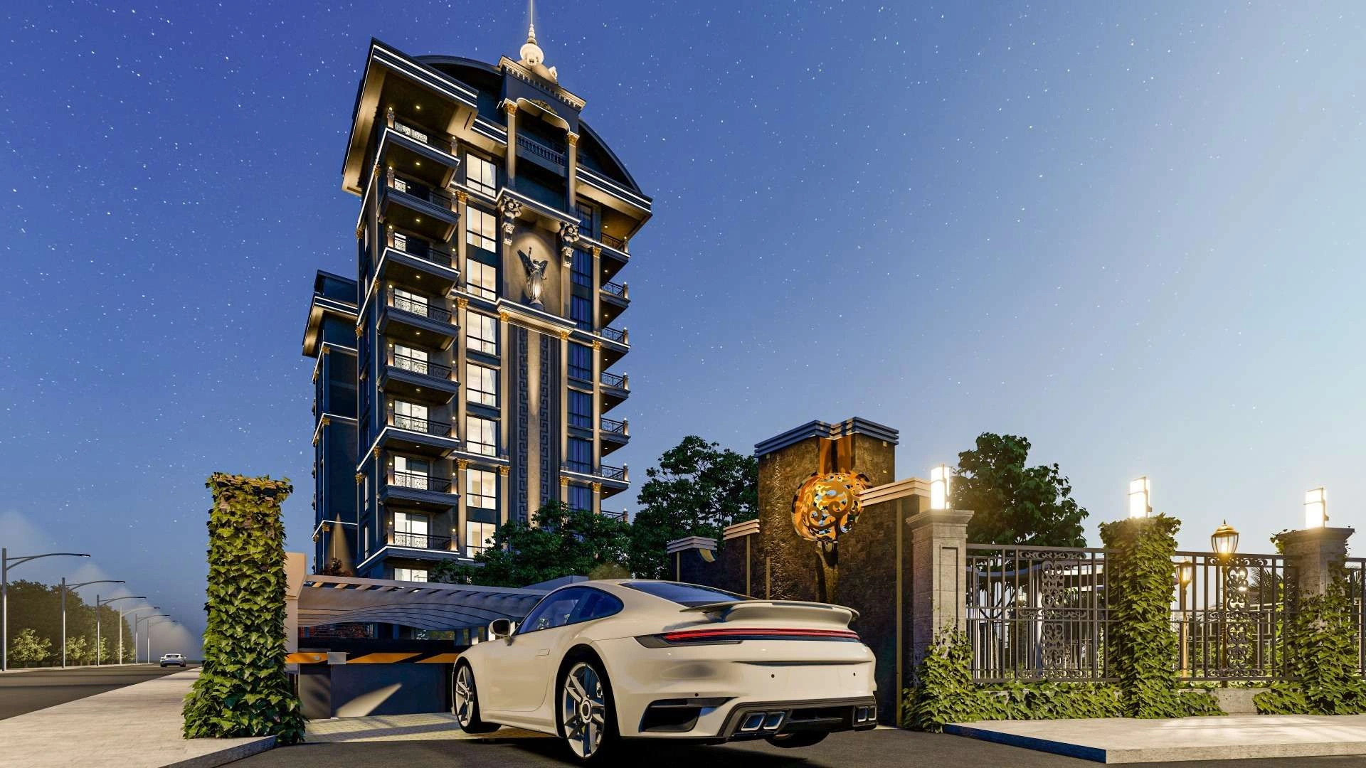 Жилой комплекс в 400 meters от песчаного пляжа Аланьи