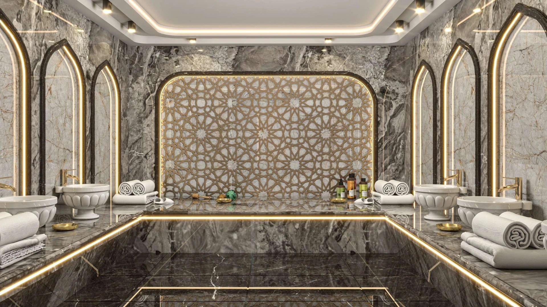 Комплекс с полной инфраструктурой в Паялларе, Алания