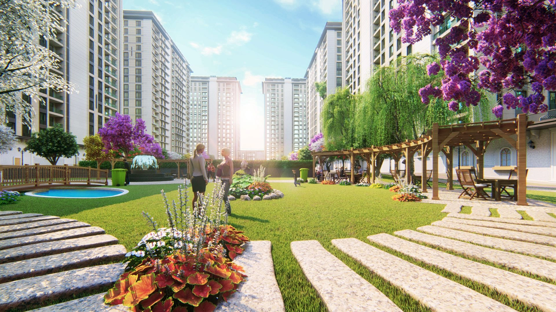 Элитный жилой комплекс в пригороде Стамбула