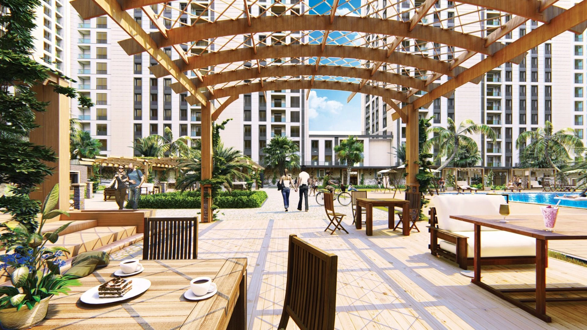 Элитный жилой комплекс в пригороде Стамбула