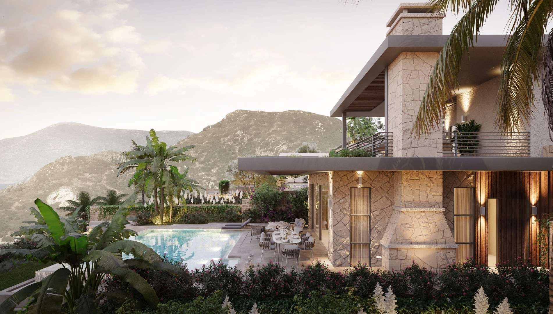 Роскошный проект рядом с Эгейским морем в Бодруме