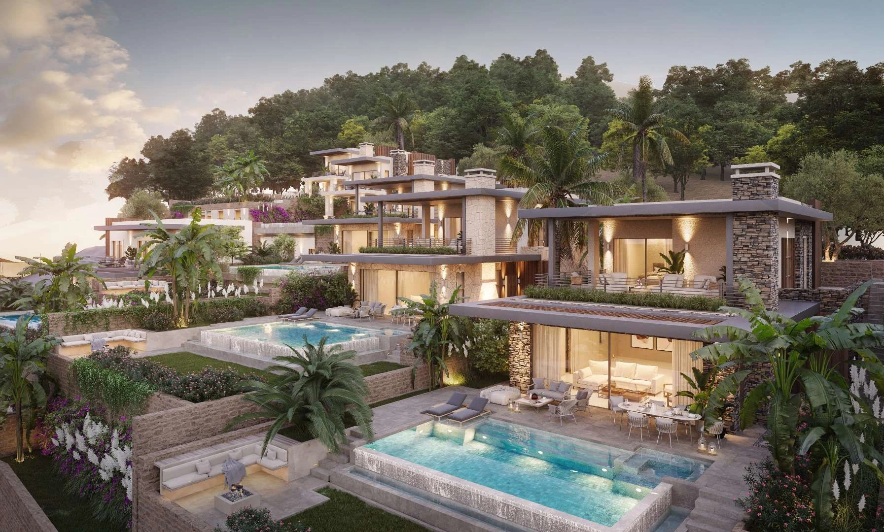 Роскошный проект рядом с Эгейским морем в Бодруме