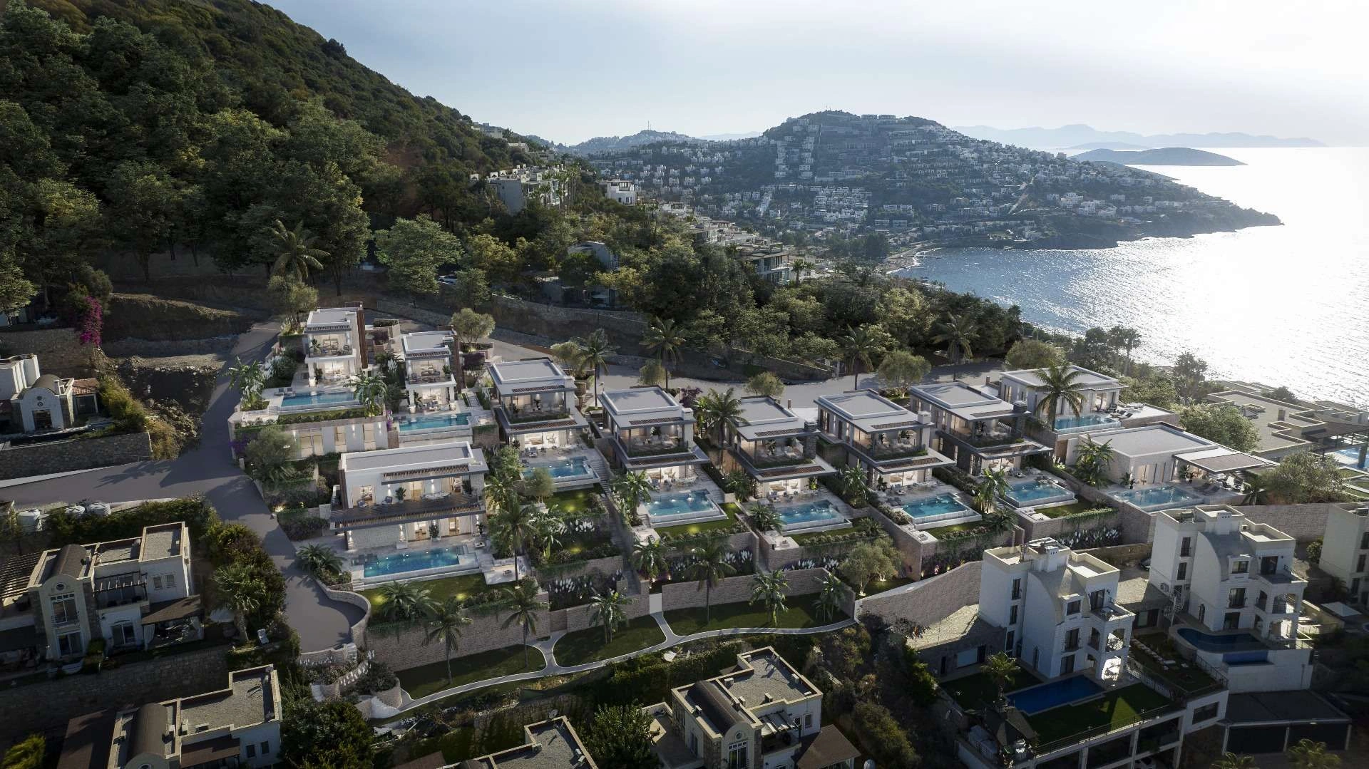 Роскошный проект рядом с Эгейским морем в Бодруме