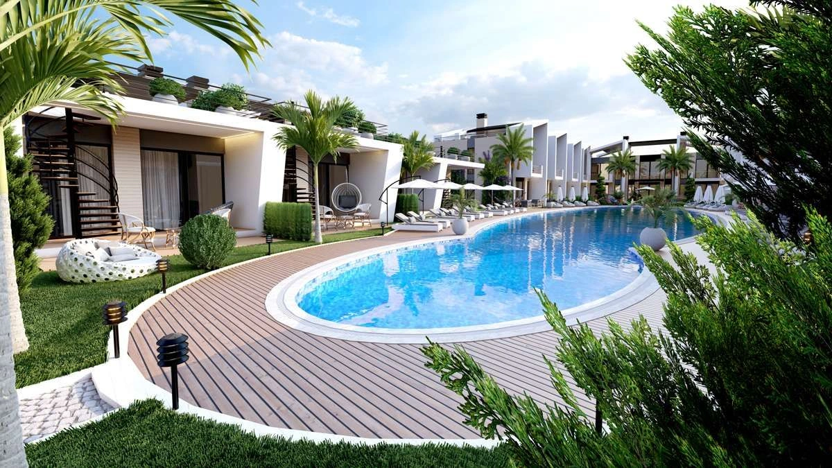 Роскошная квартира с видом на горы в Северном Кипре