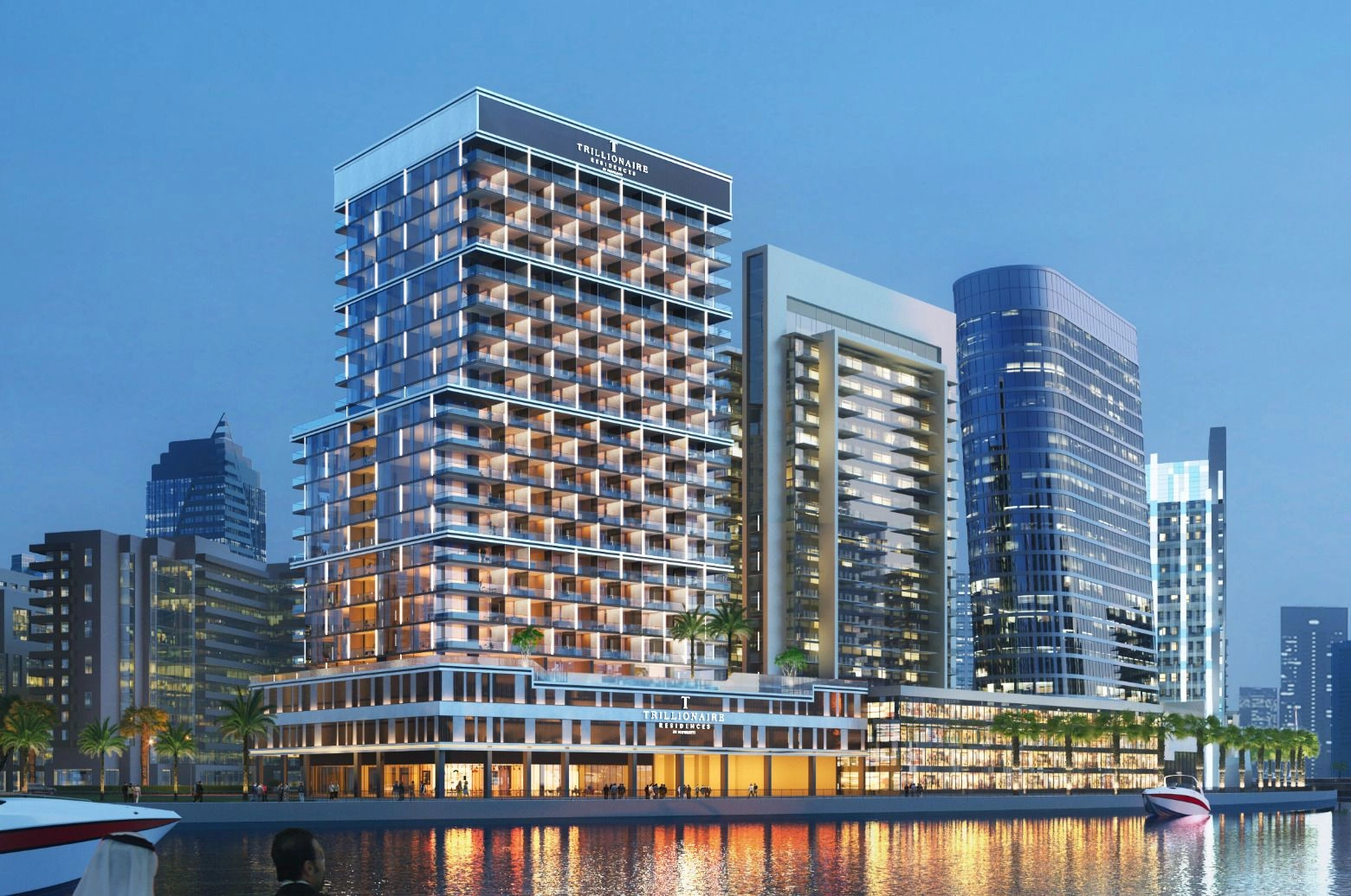 Prestigious residential complex overlooking the Burj Khalifa skyscraper