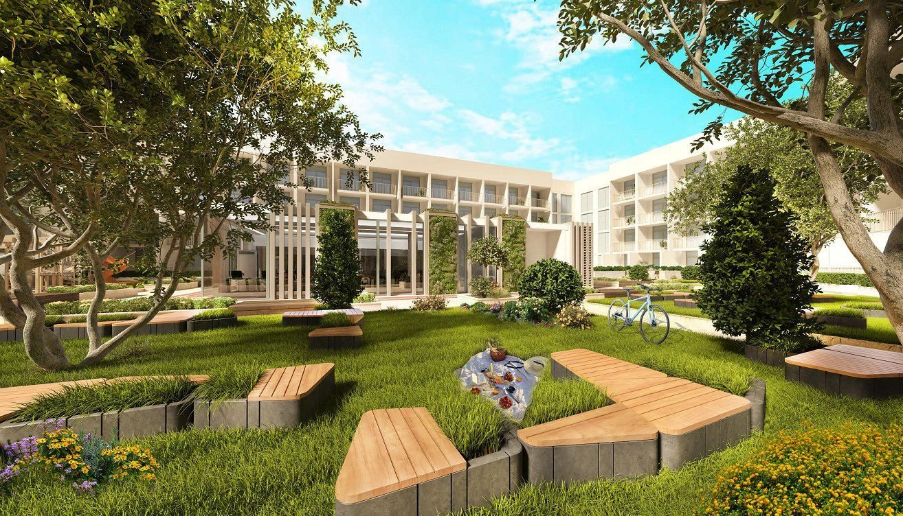 Новая резиденция Luma 22 с плавательными бассейнами и подземной парковкой, JVC, Дубай, ОАЭ