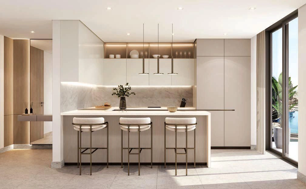 Новая резиденция у воды Liv Waterside с бассейнами и спа, Дубай Марина, Дубай, ОАЭ