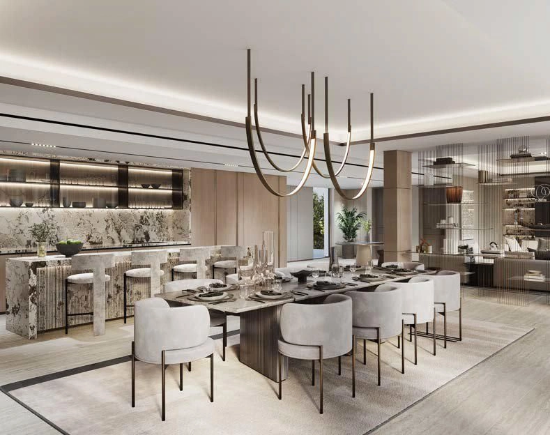 Новая резиденция у воды Liv Waterside с бассейнами и спа, Дубай Марина, Дубай, ОАЭ